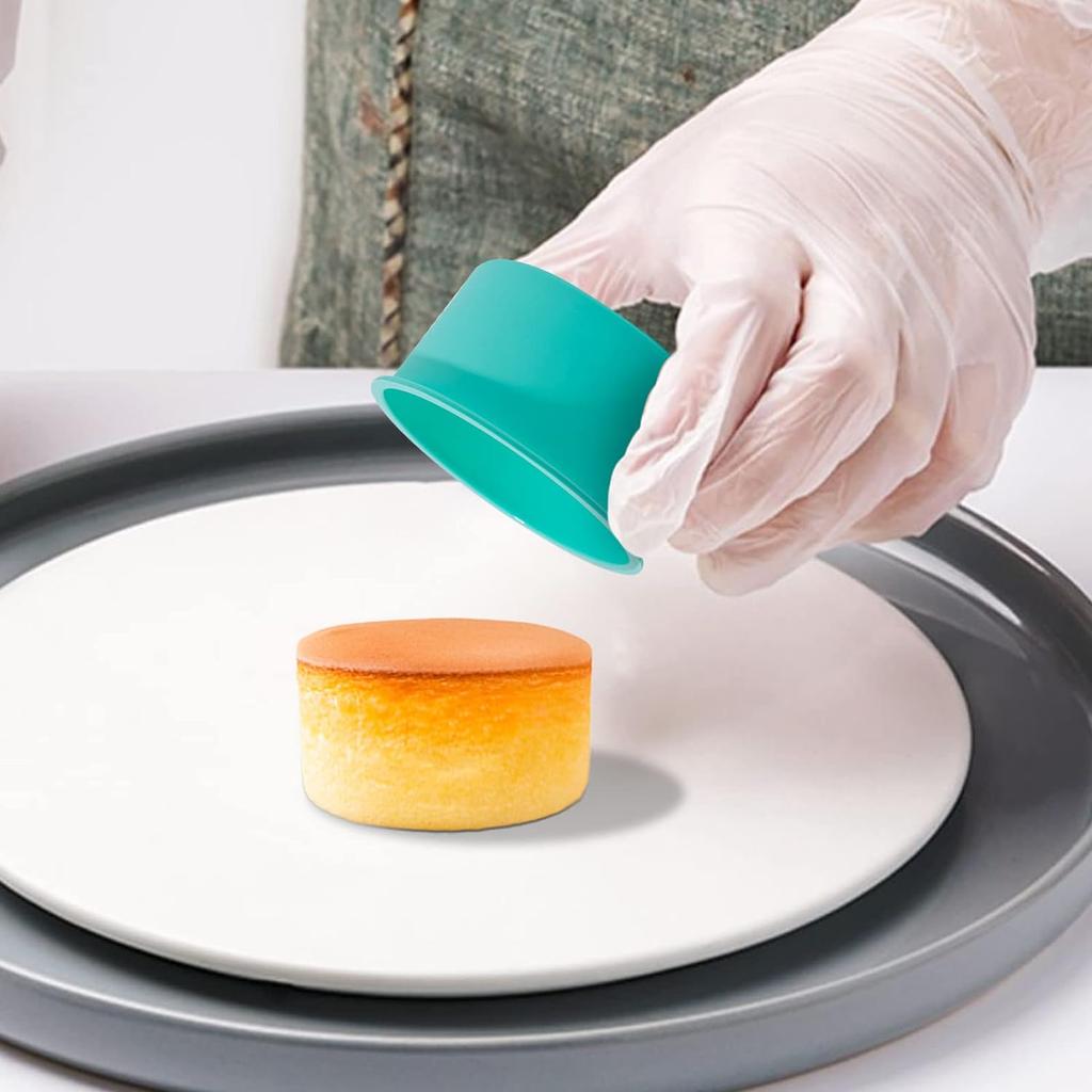 4 6 8 10 Cal okrągły kształt formy silikonowe małe ciasto forma do pieczenia mus kremówka forma cylindryczna do ciasta deser galaretka