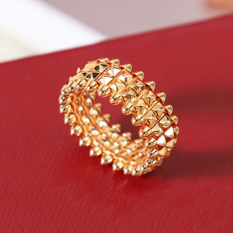New Hot Brand Vintage Women's Rings Luxury Jewelry for Women Designer Rings Pure 925 Sterling Silver Fashion Bullet Rings