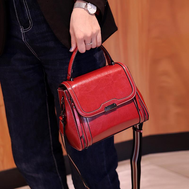 Spring and Summer Crossbody Bags for Women, Niche Design Bags for Women, Leather Single-shoulder Handbags