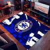 1pc Chelsea FC logo Print Area Rug - Soft,Washable Non-Slip Indoor Mat for Office Chairs,Living Room,Home Office Decorative Rug