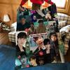 Celebrity W-Woo D-Dohwan Throw Flannel Blanket Suitable for Sofas Beds Offices Travel, Camping Chairs