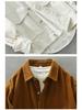 Men's Long-Sleeve Corduroy Shirt - Japanese Retro Style, Loose Fit, Versatile Jacket