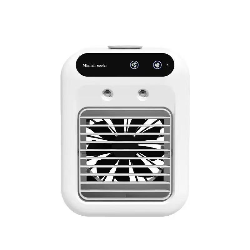 Office Leafless Fan & Humidifier: Silent Cooling & Spray Air Conditioner