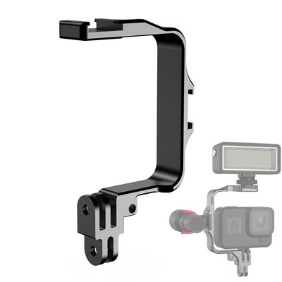 Frame Metal With Cold Shoe Mount For Dji Action 3 GoPro Hero 11 10 9 8 7 Camera Accessories Mounts for Lighting Mic Stick Attach