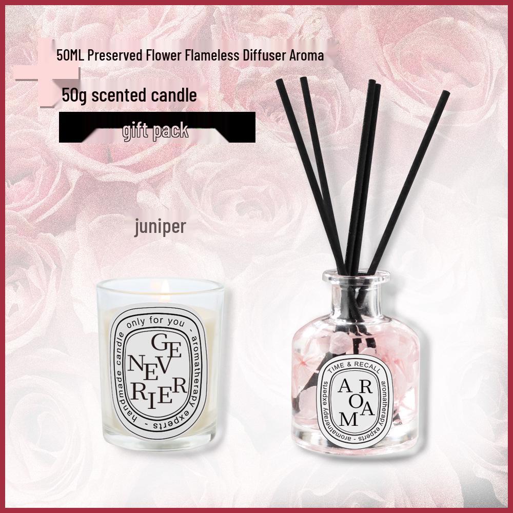 TIME&RECALL Transparent Flameless Scented Candle Set – Wedding Gift Box & Romantic Souvenir