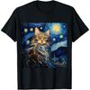 Maine Coon Cat Starry Night - Maine Coon Cat Starry Night T-Shirt for Men Women Girls Kids
