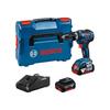 Perceuse-visseuse À Percussion - BOSCH - GSB 18V-55 - 2 Batteries 4Ah - Chargeur Inclus - L-BOXX