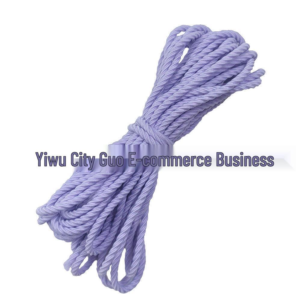 Korean High Elasticity Ribbed Rubber Hair Ties - Handmade DIY Hair Accessories