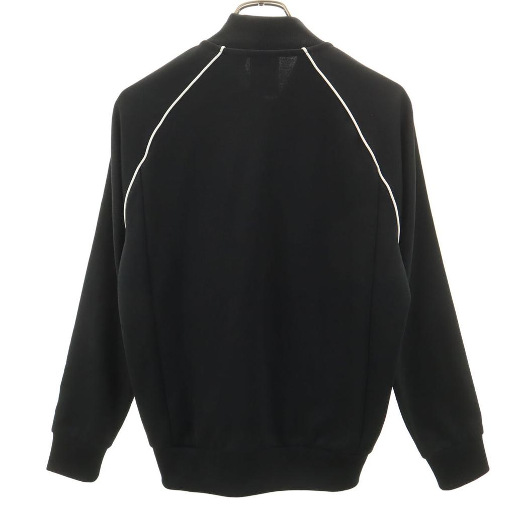adidas Trefoil logo jersey jacket M Black series 3 Lines Women Used