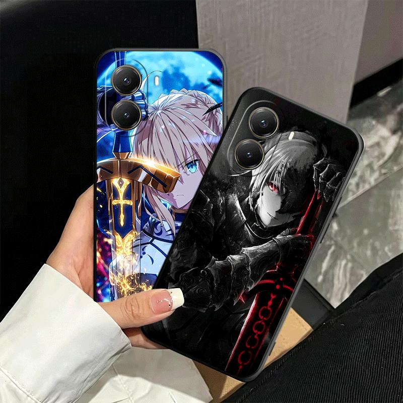 Fate Zero Stay Night Saber Soft Phone Case for Xiaomi Poco X5 X6 X7 X8 Pro Max X3 F7 F8 Ultra M8 M7 M6 M5 Redmi 15 15C 14C 13C 1
