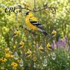 Fenster Hängende Windspiele Outdoor Vogelglocken, Dekorative Anhänger, Acryl Gartenornament Aufhängungen für Veranda Terrasse Dekorationen Natur inspiriert