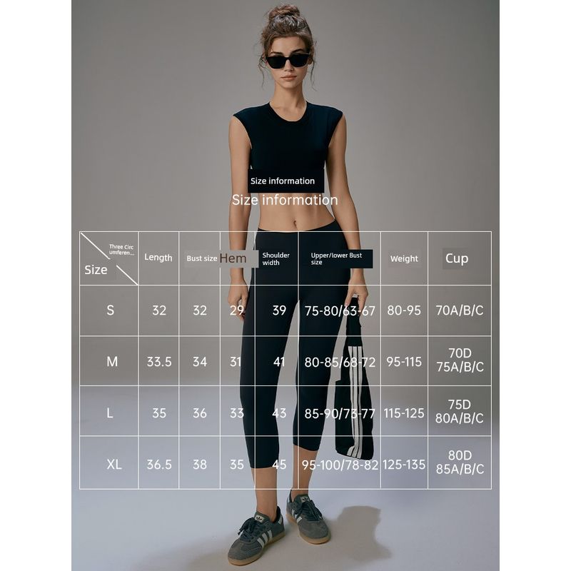 Mitaogirl Kendall Sexy Beauty Back Yoga Clothes Summer Sleeveless Top Women's Sports T-shirt Short Sleeve Quick-Drying Workout Clothes