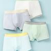 Class A 100% Cotton Boys' Antibacterial Boxer Briefs - Breathable & No Pinching Crotch for Growing Children