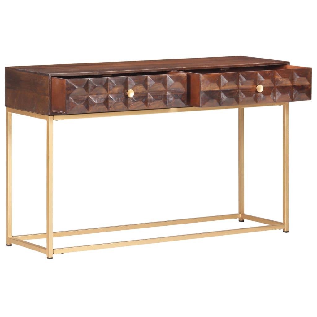 Console Table 122 x 36 x 75 cm Solid Mango Wood