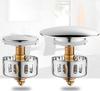 Replacement Bathtub Drain Parts Brass Spring Parts with Filter Screen Chrome Basin Pop up Corver Drain Accessories Parts