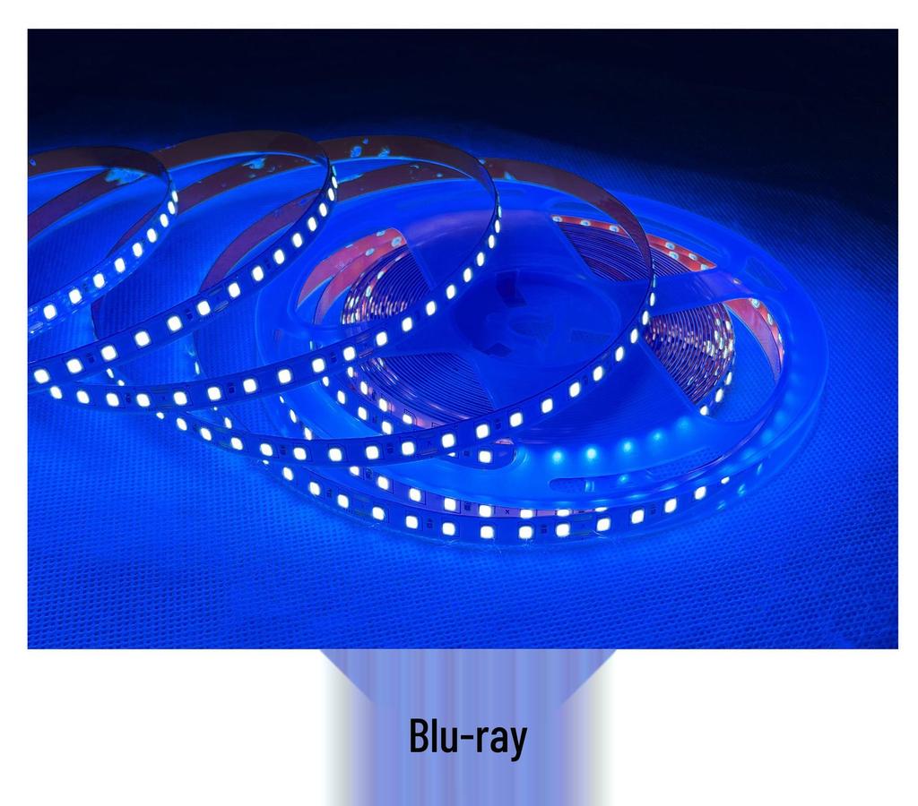 Low Voltage 12V/24V LED Strip Light 2835 - 120 LEDs for Display Cases and Counters