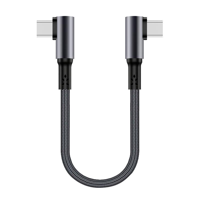 0.25/0.5m Short Double Type-C Data Cable for Huawei & Apple iPhone - PD Fast Charging.