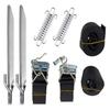 1set Awning Storm Hold Down Side Straps Canopy Securing Hooks Fit For Thule Caravan Motorhome Storm Wind Set Pair RV Accessories