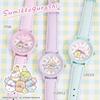 J-AXIS Sumikko Gurashi Ebi-ten Tail Watch, Officially Licensed Character Series, Model CX2C0007, Purple Plastic Case