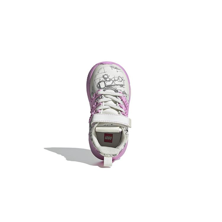 LEGO X Adidas Racer Tr K Fabric Slip Resistant Abrasion Resistant Low Top Toddler Shoes White Infant And Toddler GW1873