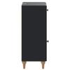 Bathroom Storage Cabinet ALKMAAR Black 30 X 31 X 80 Cm