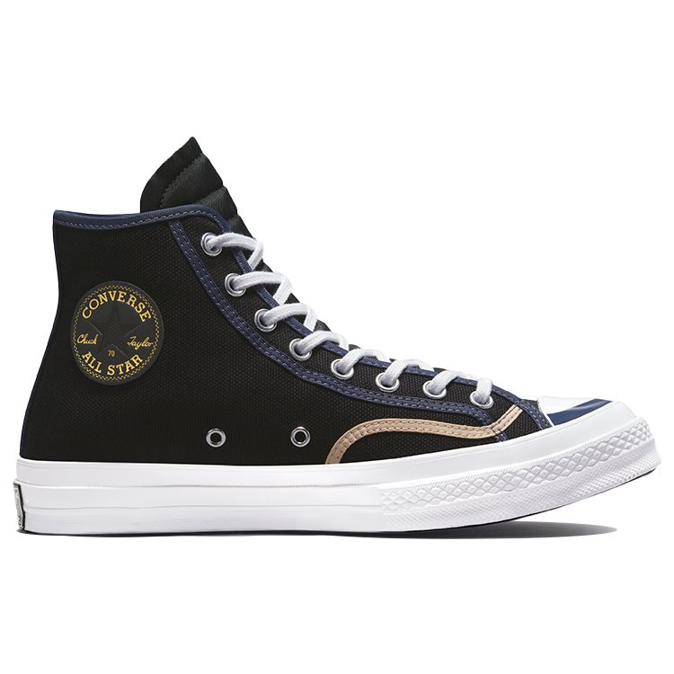 Converse 1970s Chuck Taylor All Star Classic Versatile High-Top Canvas Shoes Unisex Sneakers Carbon-Black 171409C