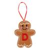 Christmas Gingerbreads Man Decorative Pendant Christmas Tree Pendant Christmas Letter Biscuits Man