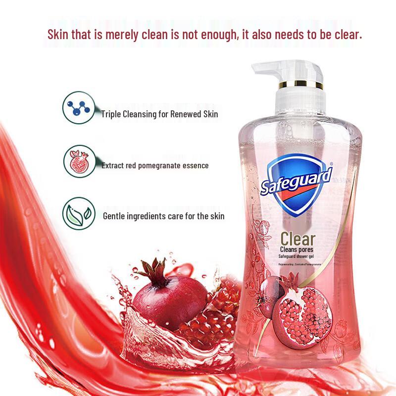 Safeguard Pomegranate Moisturizing Body Wash
