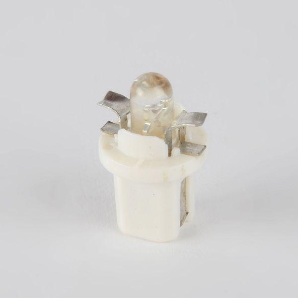 12V Biała T5 B8.5D 1SMD LED Wewnętrzna Kopuła Panel Deski Rozdzielczej Światło Boczne Żarówka