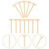 KESYOO Wooden Hammers, Mini Mallets, Ornamental Small Mallets, Wood Tools, Pack of 12 (Style A)