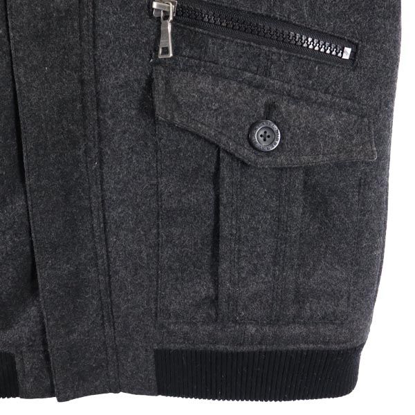 Sanyo Shokai Wool jacket M gray Men's Used