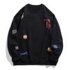 Round Neck Soft High Quality Fabric Wrinkle-resistant Men's Street Sports Casual Breathable Loose Fashion Trend Comfortable Long Sleeve Tops