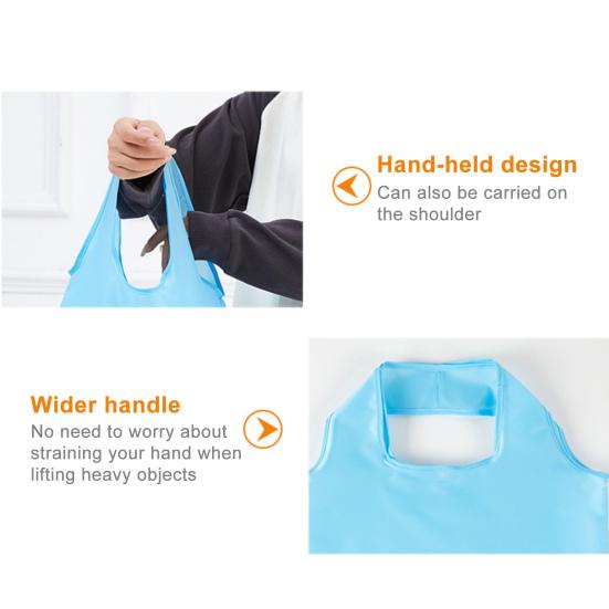 Reusable Shopping Bag Extra Large Tear-Resistant Heavy Duty Foldable Grocery Bag with Handles