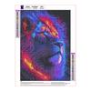 1 Set DIY Diamond Painting Kit Exquisite Animal Floral Pattern Rhinestone Picture for Home Decoration