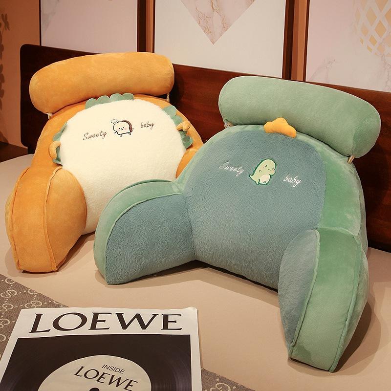 Cartoon Animal Rabbit Husky Waist Girl Bedside Soft Bag Large Pillow Waist Cushion Office Triangular Cushion