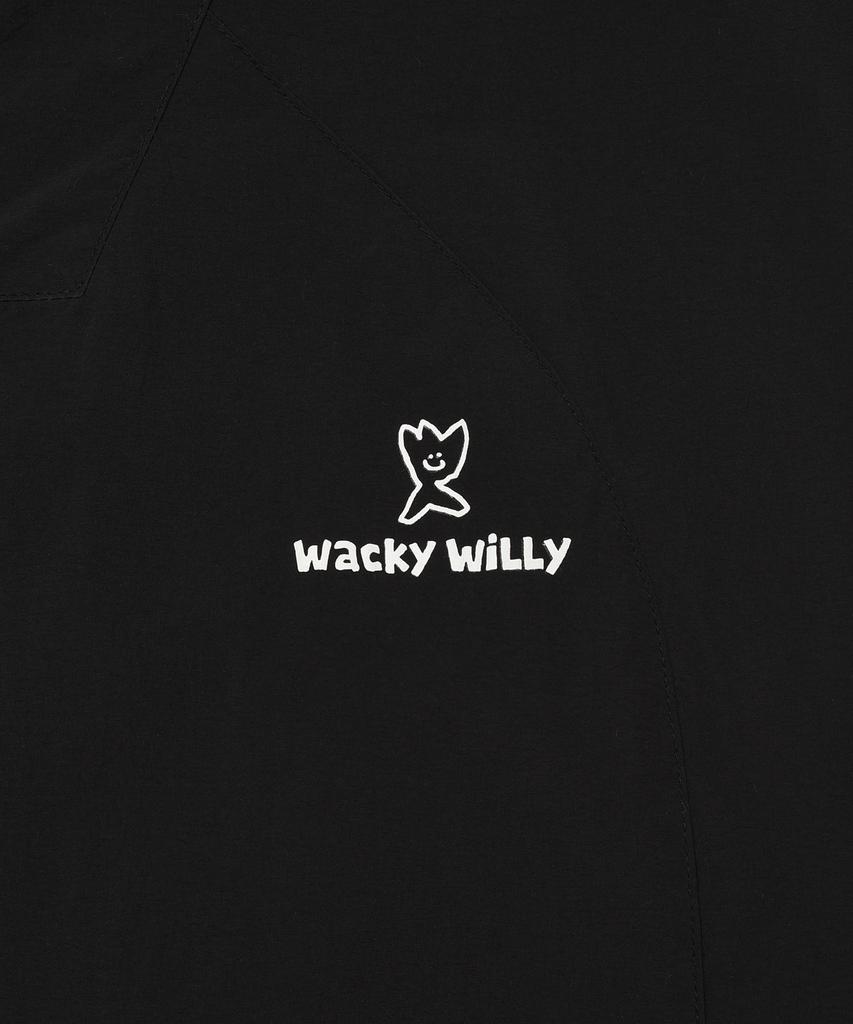 Wacky Willy Synthetic Fiber Hooded Vest Black