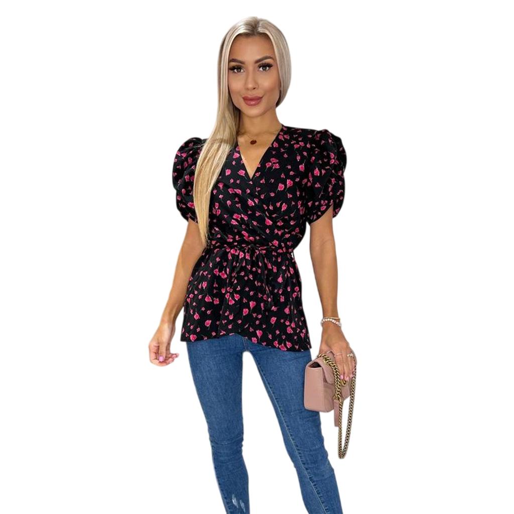 AX Paris Womens/Ladies Floral Wrap Top