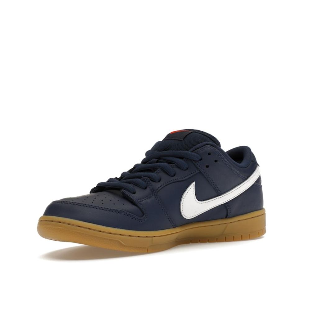 Nike Dunk Low Pro SB Navy Gum Unisex Tenisky Modrá Bílá Oranžová FJ1674-400