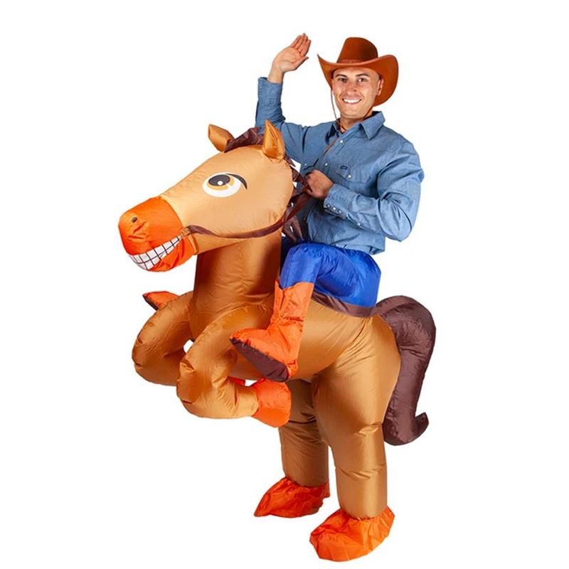 Big Tail Horse Inflatable Costume, Adult