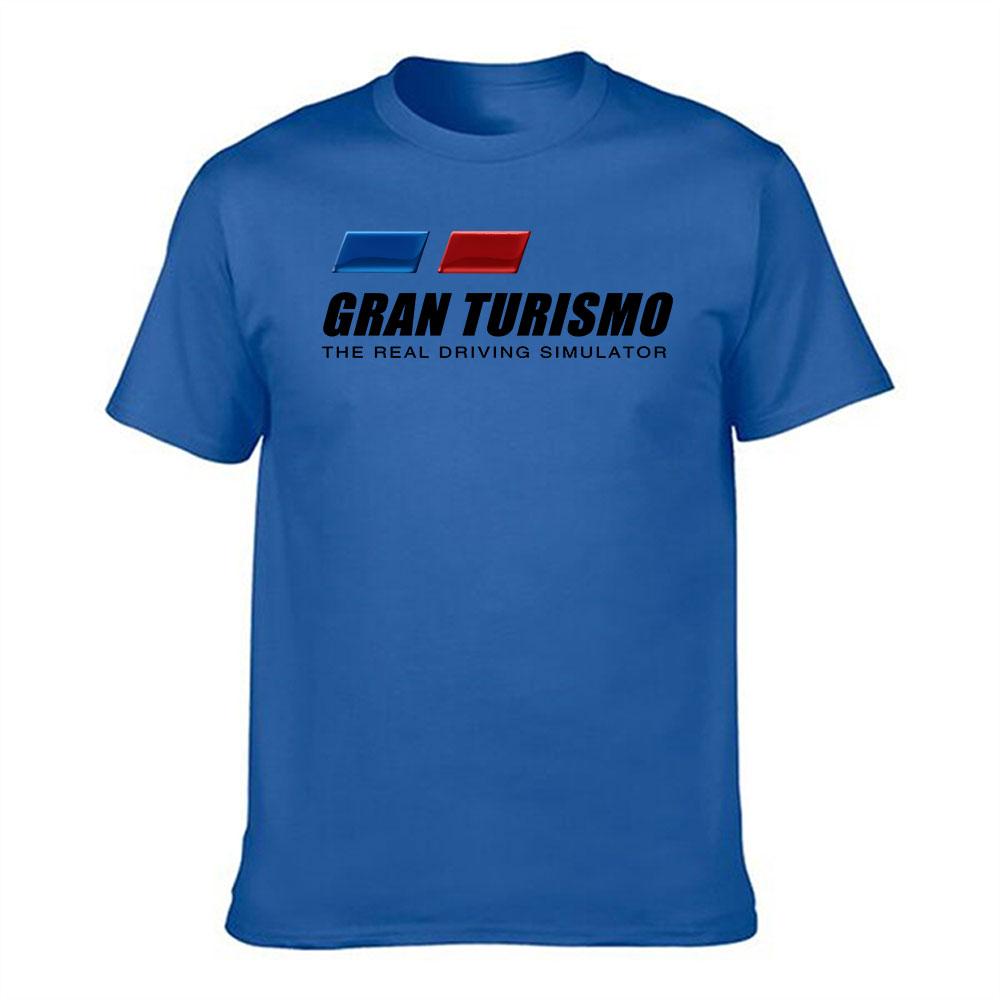 Unisexs Cotton TShirt Gran Turismo The Real Driving Simulator Graphic Print Casual Tee
