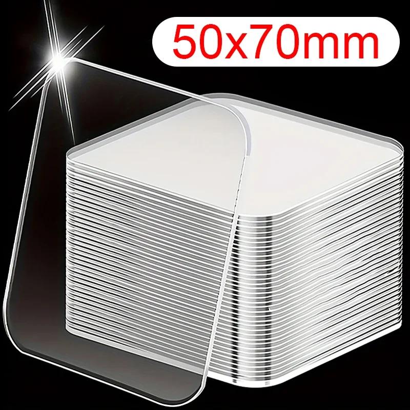 50/30/10/5pcs Transparent Double Sided Adhesive Tape Super Strong Square Wall Stickers Waterproof No Traces Pad Patches Tapes