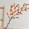 45 Inch Artificial Forsythia Flower Branches Fake Spring Forsythia Stem Faux Winter Jasmine Branches for Vase Floral Arrangement Party Home Decoration