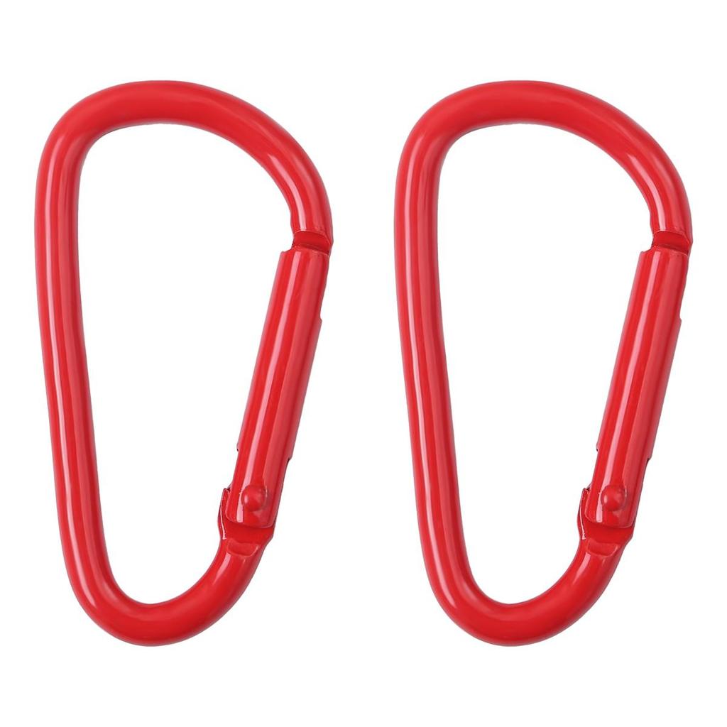 1-10 Stück Aluminium Sprühlackiert Ovalbahn Kletterverschluss Karabiner für Schlüssel Tasche Zubehör