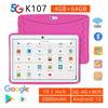 BDF K107 10,1 polegadas Android12 Kids Tablets 4GB+64GB Wifi+3G 4G Lte Internet Google Play OS