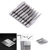 Exceptional 8pc Hex Head Long Allen Bit Set With Quick Connect Magnetic Shank Design