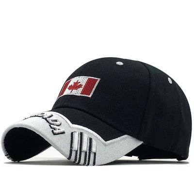 Baseball Caps Canada Vlag Verstelbare Mannen Baseball Cap Buitensporten Mannen Vrouwen Katoen Snapback Zonwering Zomerzonhoeden