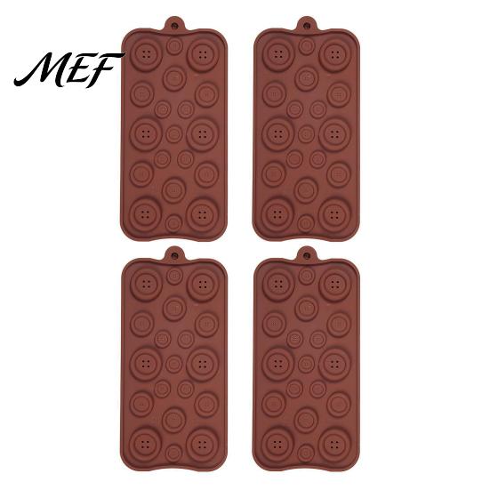 Chocolate Frosting Molds 19-Hole Silicone Button Molds, Three Sizes DIY Cake Decorating Tray, Birthday Party Supplies Flexible Easy
