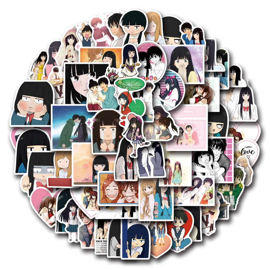 55 Pictures of Kimi Ni Todoke Graffiti Stickers Decorative Scooter Water Cup Helmet Waterproof Stickers