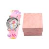 New CHILDREN'S Watch Can Love 3D Pattern Rainbow Flowers CHILDREN'S Quartz Watch Plastic Strap