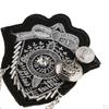 Navy Alloy Brooches Pins Badge Corsage For Men Women